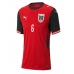 Maglie da calcio Austria Nicolas Seiwald #6 Prima Maglia Femminile Mondiali 2026  Manica Corta